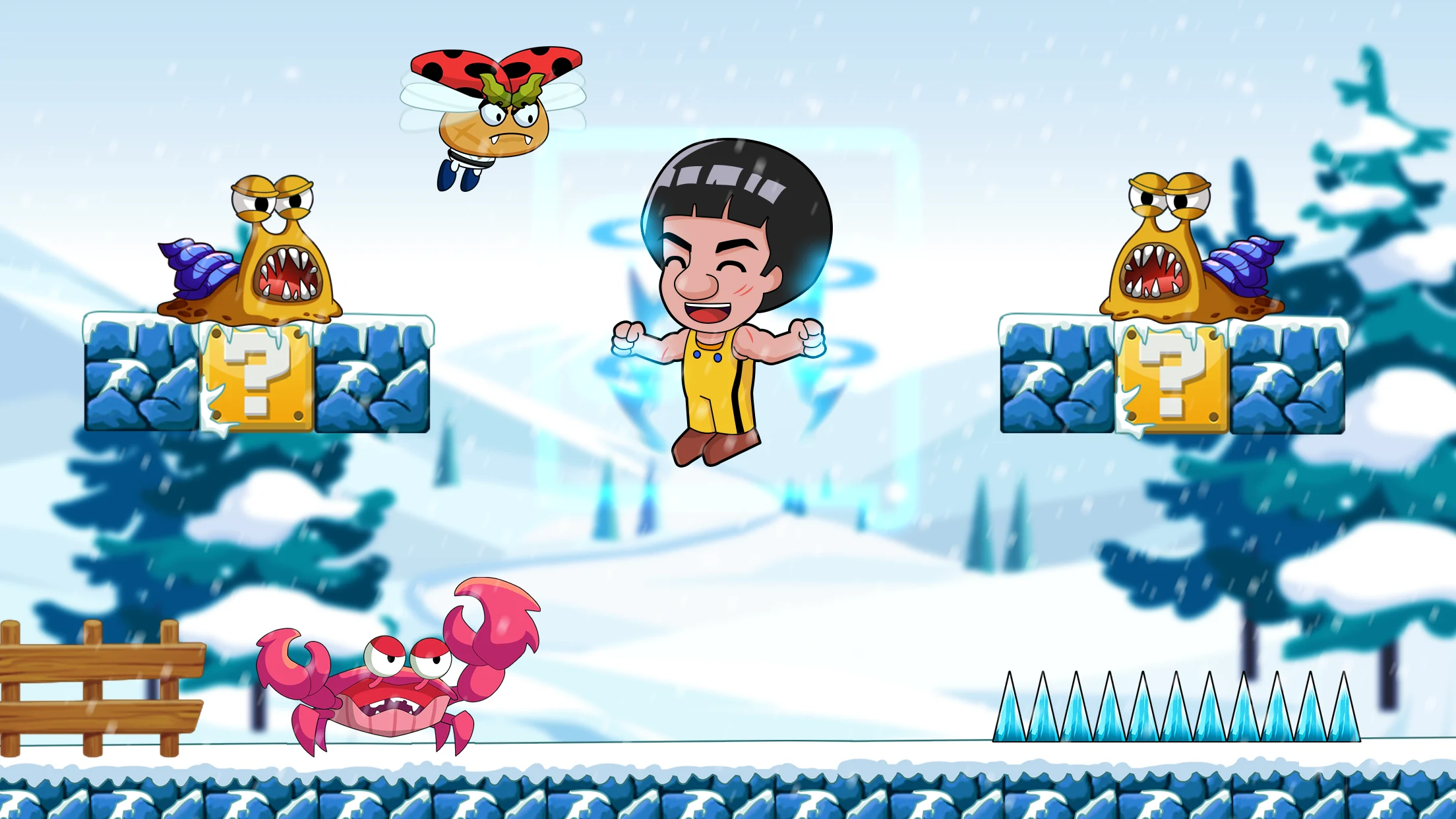 Super Lee Bros: Run & Fighting screenshot