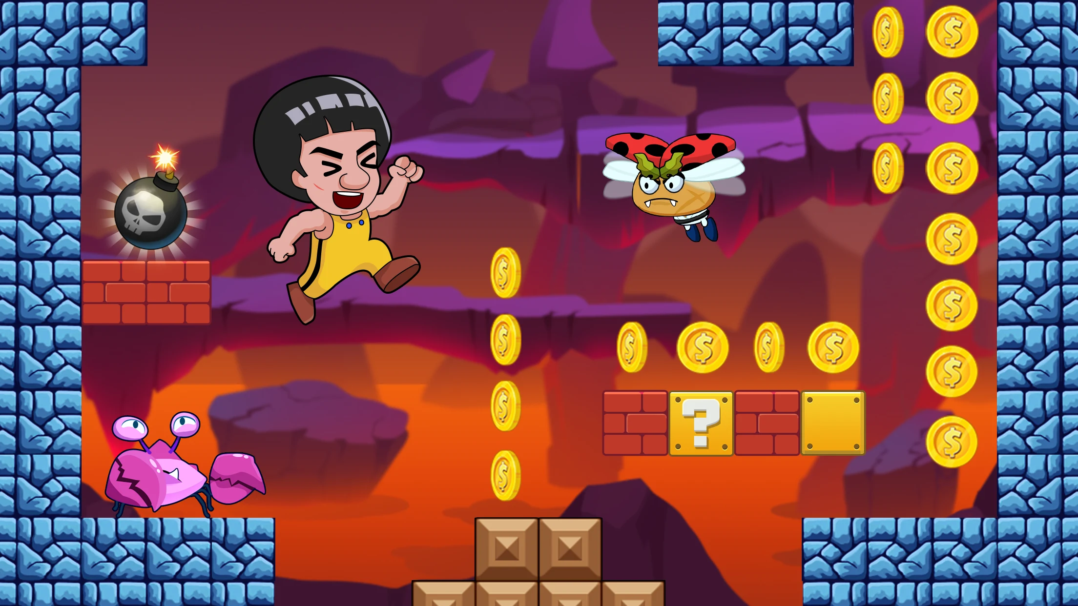 Super Lee Bros: Run & Fighting screenshot